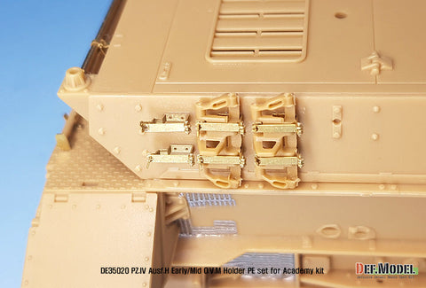 DEFモデル DE35020 1/35 IV号戦車Ｈ型初期-中期 OVMホルダーセット (アカデミー/ 他キット用)