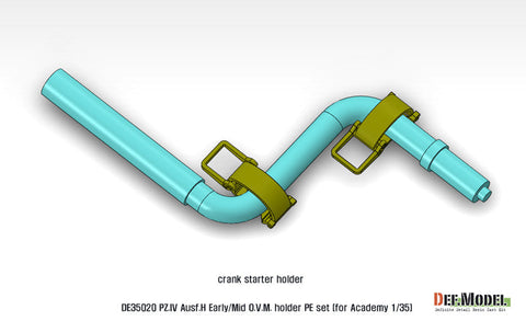 DEFモデル DE35020 1/35 IV号戦車Ｈ型初期-中期 OVMホルダーセット (アカデミー/ 他キット用)