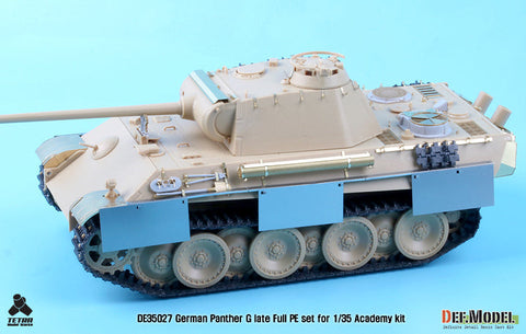 DEFモデル DE35027 1/35 WWII パンサーG型後期型 エッチングパーツセット (各社対応)