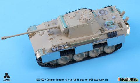 DEFモデル DE35027 1/35 WWII パンサーG型後期型 エッチングパーツセット (各社対応)