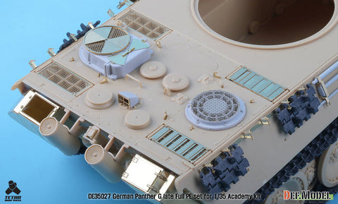 DEFモデル DE35027 1/35 WWII パンサーG型後期型 エッチングパーツセット (各社対応)