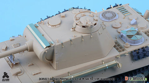 DEFモデル DE35027 1/35 WWII パンサーG型後期型 エッチングパーツセット (各社対応)