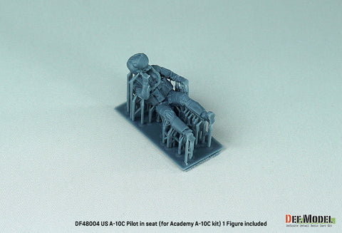 DEFモデル DF48004 1/48 アメリカ A-10C パイロット 着座姿勢(アカデミー 用)