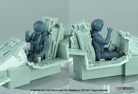 DEFモデル DF48004 1/48 アメリカ A-10C パイロット 着座姿勢(アカデミー 用)
