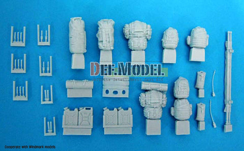 DEFモデル DM35008 1/35 M1151 HMMWV 積荷・マッドテレーンタイヤセット (アカデミー用)