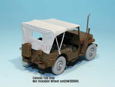 DEFモデル DM35014 1/35 ウィリス ジープ MB キャンバストップ(タミヤ用)