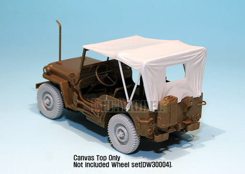 DEFモデル DM35014 1/35 ウィリス ジープ MB キャンバストップ(タミヤ用)