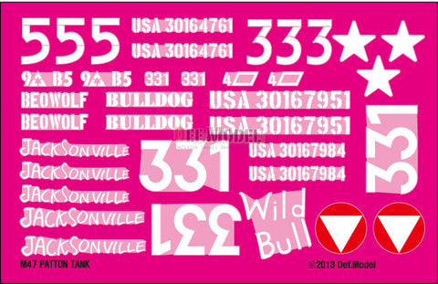 DEFモデル DM35024 1/35 M47 パットン コンバージョンセット(イタレリ用)