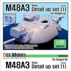 DEFモデル DM35029 1/35 M48A3 パットン ディテールアップセット (ドラゴン用)