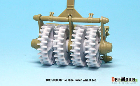 DEFモデル DM35036 1/35 IDF KMT-4 マインローラー ホイールセット (アカデミー用)