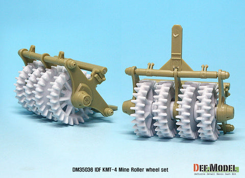 DEFモデル DM35036 1/35 IDF KMT-4 マインローラー ホイールセット (アカデミー用)