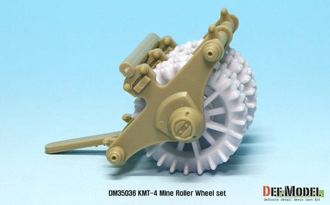 DEFモデル DM35036 1/35 IDF KMT-4 マインローラー ホイールセット (アカデミー用)