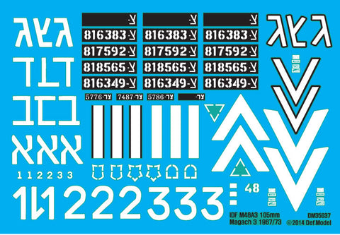 DEFモデル DM35037 1/35 IDF マガフ3 105mmL7 コンバージョンセット(ドラゴン用)