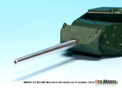 DEFモデル DM35041 1/35 M10 駆逐戦車 3インチ M7戦車砲砲身&防盾セット (アカデミー用)