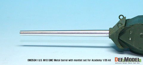 DEFモデル DM35041 1/35 M10 駆逐戦車 3インチ M7戦車砲砲身&防盾セット (アカデミー用)
