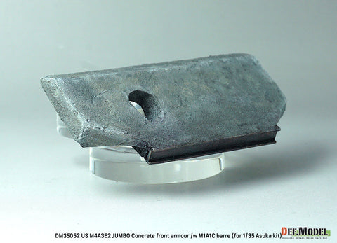 DEFモデル DM35052 1/35 M4A3E8 シャーマン ジャンボ コンクリート製前面装甲セット(アスカ用)