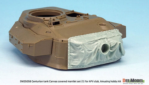 DEFモデル DM35058 1/35 センチュリオン Mk.5/1 防盾キャンバスカバーセット (AFVクラブ用)