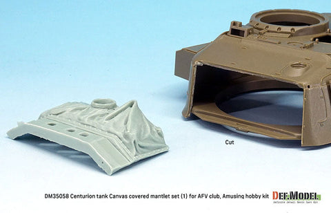 DEFモデル DM35058 1/35 センチュリオン Mk.5/1 防盾キャンバスカバーセット (AFVクラブ用)