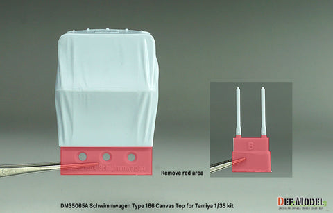 DEFモデル DM35065A 1/35 シュビムワーゲン Type166 幌セット (タミヤ用)