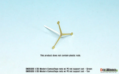 DEFモデル DM35068 1/35 現用 カモフラージュネット・ネットサポート1(グリーン)