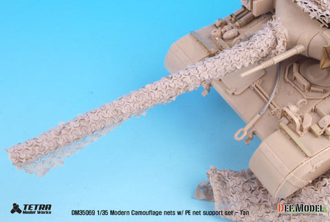 DEFモデル DM35069 1/35 現用 カモフラージュネット・ネットサポート2(タン)