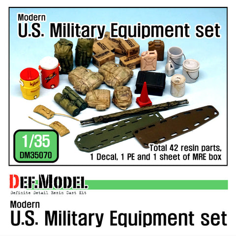 DEFモデル DM35070 1/35 現用アメリカ 陸軍装備品セット