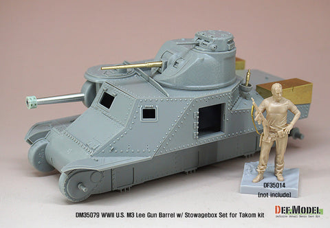 DEFモデル DM35079 1/35 アメリカ M3 リー 金属砲身セット・工具箱(タコム用)