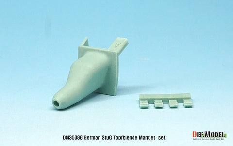 DEFモデル DM35086 1/35 WWII ドイツ III/IV号突撃砲用鋳造防盾セット(1/35 アカデミー/ ドラゴン/ タミヤ用)