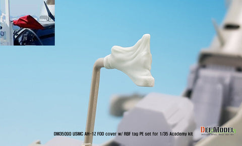 DEFモデル DM35090 1/35 アメリカ海兵隊 AH-1Z ヴァイパー FODカバー・リムーブビフォーフライトタグ (アカデミー用)