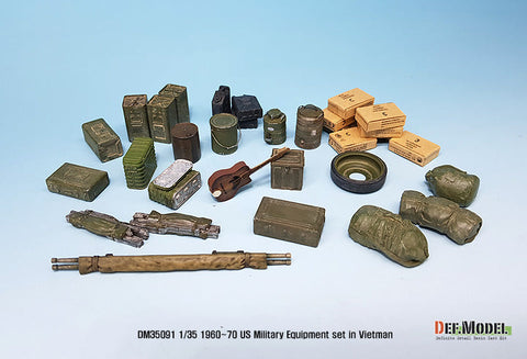 DEFモデル DM35091 1/35 ベトナム戦争 アメリカ軍 装備品セット (各社対応)