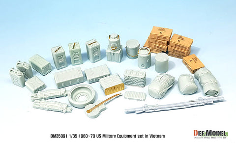 DEFモデル DM35091 1/35 ベトナム戦争 アメリカ軍 装備品セット (各社対応)