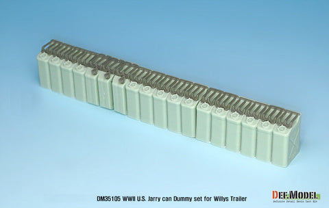 DEFモデル DM35105 1/35 WWII アメリカ ジェリカン ダミーセット(ジープトレーラー用)
