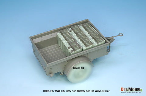 DEFモデル DM35105 1/35 WWII アメリカ ジェリカン ダミーセット(ジープトレーラー用)