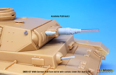 DEFモデル DM35107 1/35 WWII ドイツ III号戦車G/H/J型 アフリカ軍団ダミージェリカンセット (各社対応)