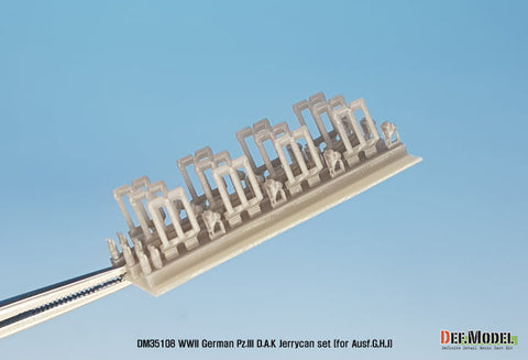 DEFモデル DM35108 1/35 WWII ドイツ III号戦車G/H/J型 アフリカ軍団ダミージェリカンセット (各社対応)