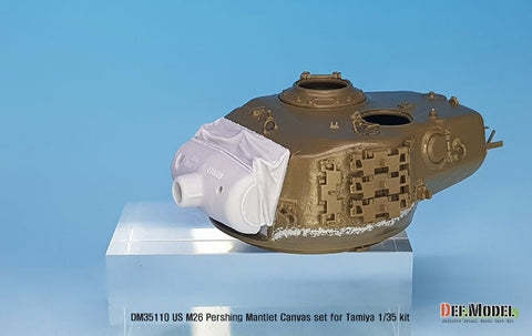 DEFモデル DM35110 1/35 アメリカ M26 パーシング キャンバス製カバー付防盾セット 初期型(タミヤ用)