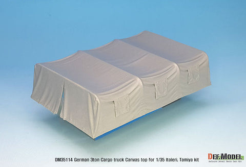 DEFモデル DM35114 1/35 ドイツ オペル ブリッツ用キャンバストップセット(イタレリ/ タミヤ用)