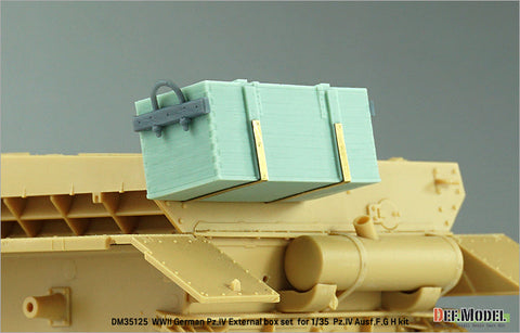 DEFモデル DM35125 1/35 WWII ドイツ IV号戦車 G/H型用外付木製弾薬箱セット(各社対応)