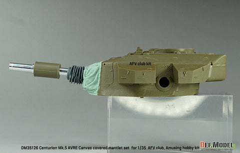 DEFモデル DM35126 1/35 センチュリオン Mk.5 AVRE用キャンバスカバー付防盾セット(AFVクラブ/ アミュージングホビー用)