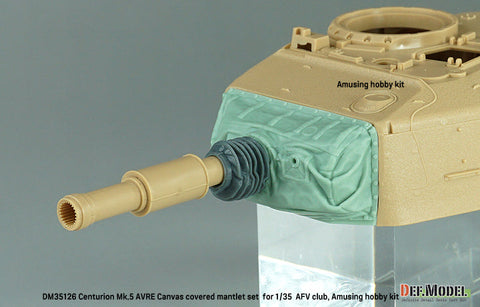 DEFモデル DM35126 1/35 センチュリオン Mk.5 AVRE用キャンバスカバー付防盾セット(AFVクラブ/ アミュージングホビー用)