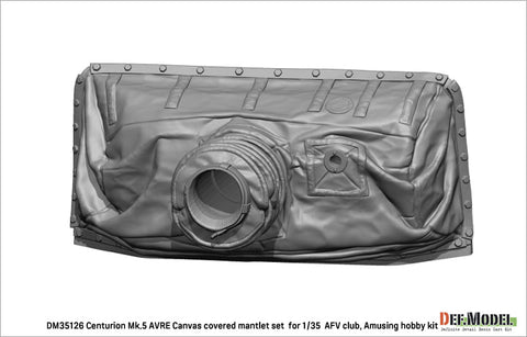 DEFモデル DM35126 1/35 センチュリオン Mk.5 AVRE用キャンバスカバー付防盾セット(AFVクラブ/ アミュージングホビー用)