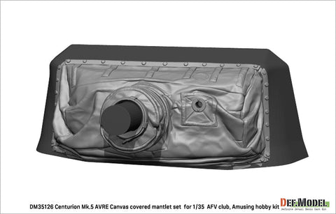 DEFモデル DM35126 1/35 センチュリオン Mk.5 AVRE用キャンバスカバー付防盾セット(AFVクラブ/ アミュージングホビー用)