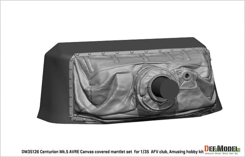 DEFモデル DM35126 1/35 センチュリオン Mk.5 AVRE用キャンバスカバー付防盾セット(AFVクラブ/ アミュージングホビー用)