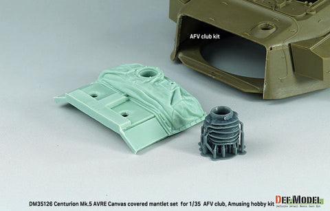 DEFモデル DM35126 1/35 センチュリオン Mk.5 AVRE用キャンバスカバー付防盾セット(AFVクラブ/ アミュージングホビー用)