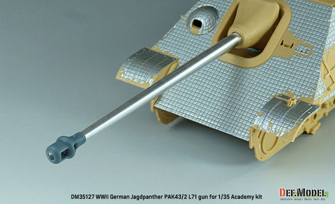 DEFモデル DM35127 1/35 WWII ドイツ ヤークトパンサー Pak43/2 L71 砲身 (アカデミー/ 他キット用)