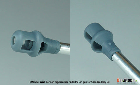 DEFモデル DM35127 1/35 WWII ドイツ ヤークトパンサー Pak43/2 L71 砲身 (アカデミー/ 他キット用)