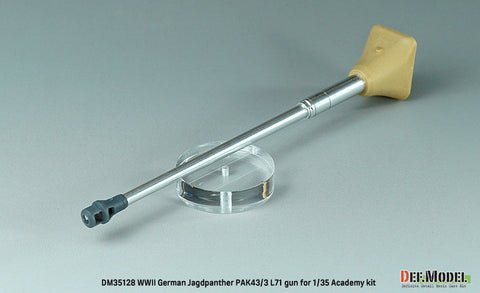 DEFモデル DM35128 1/35 WWII ドイツ ヤークトパンサー Pak43/3 L71 砲身 (アカデミー/ 他キット用)