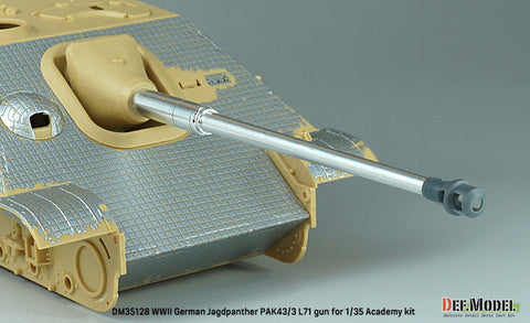 DEFモデル DM35128 1/35 WWII ドイツ ヤークトパンサー Pak43/3 L71 砲身 (アカデミー/ 他キット用)