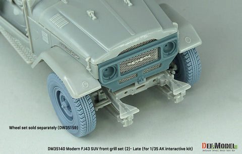 DEFモデル DM35140 1/35 FJ43 ランドクルーザー グリルセット(1用) 後期型(AKインタラクティブ用)