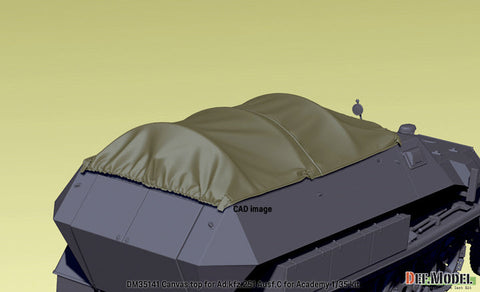 DEFモデル DM35141 1/35 WWII ドイツ Sd.kfz.251 Ausf.C キャンバストップセット (アカデミー/ 他キット)